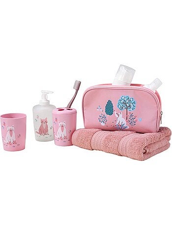 Accessoires de salle de bain 4 pieces Petit chaton