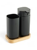 Accessoires de salle de bain pour savon et brosse à dents BATHROOM Noir - Kiabi