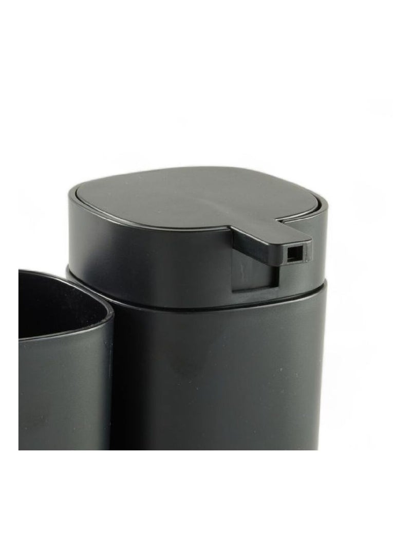 Accessoires de salle de bain pour savon et brosse à dents BATHROOM Noir - Kiabi