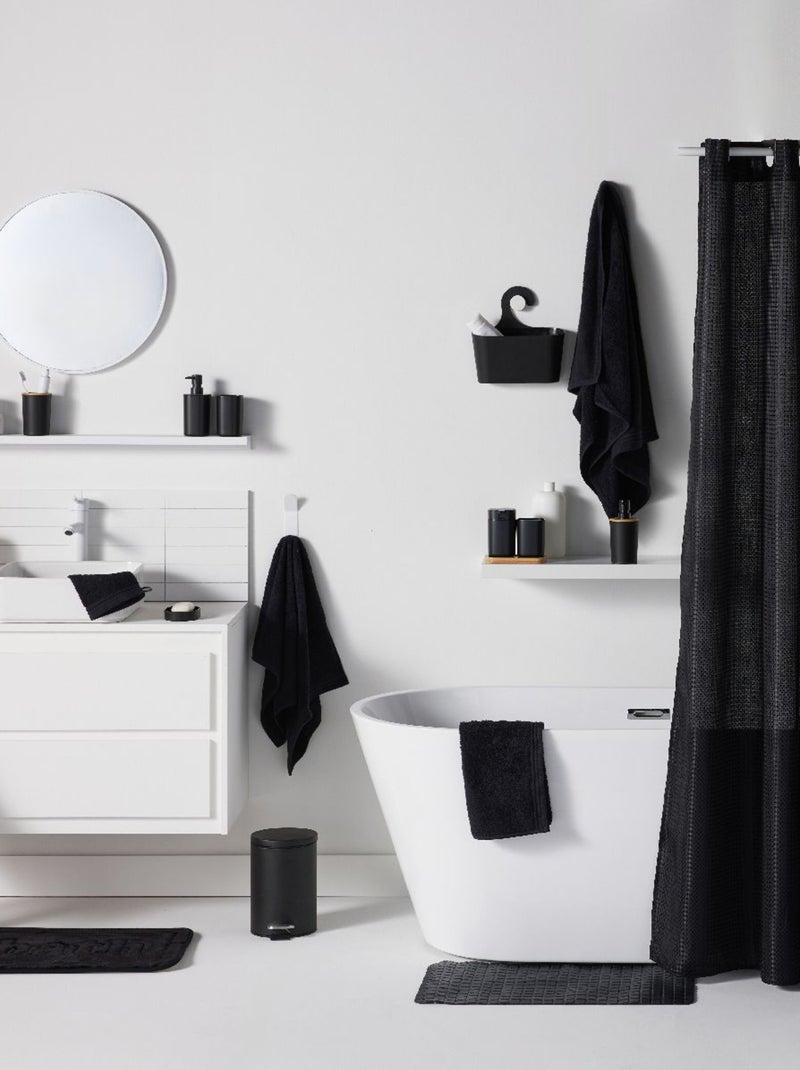Accessoires de salle de bain pour savon et brosse à dents BATHROOM Noir - Kiabi