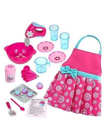 Accessoires et tablier pour 18 poupées