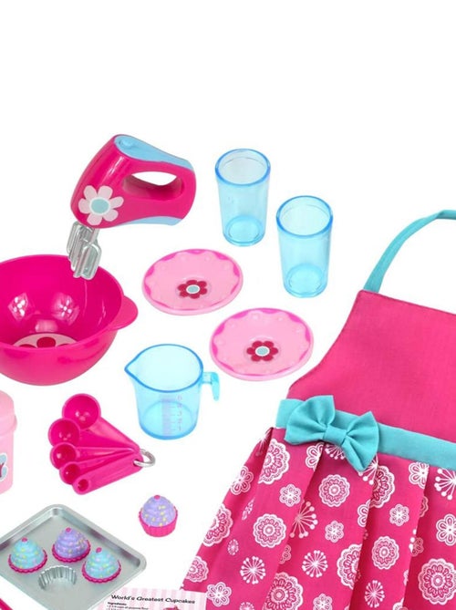 Accessoires et tablier pour 18 poupées - Kiabi