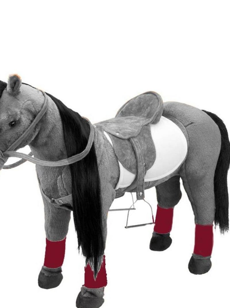 Accessoires pour chevaux Happy people - Guêtres Gris - Kiabi