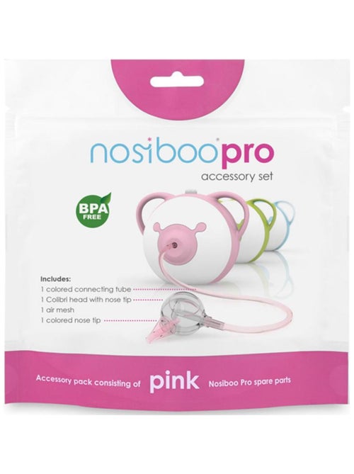 Accessoires pour mouche bébé électrique Nosiboo Pro et Pro 2 rose - Kiabi