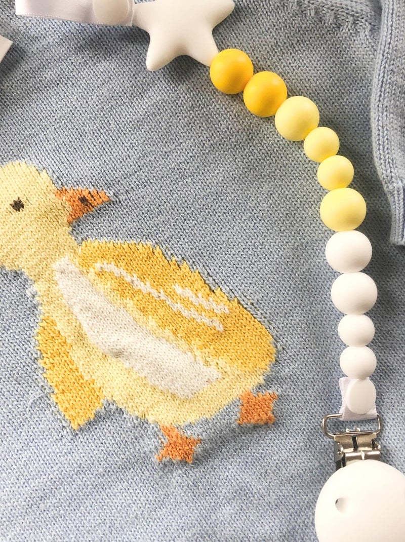 Accroche Tétine Lollipop Jaune Jaune - Kiabi