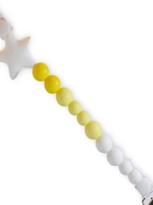Accroche Tétine Lollipop Jaune - Kiabi