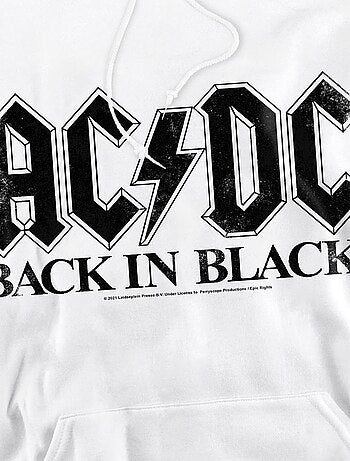 AC/DC - Sweat à capuche BACK IN BLACK