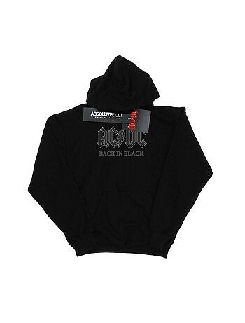 AC/DC - Sweat à capuche BACK IN BLACK