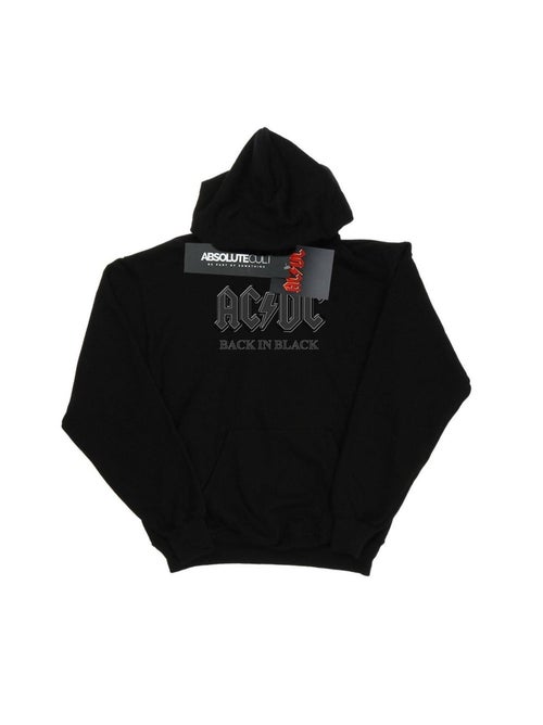 AC/DC - Sweat à capuche BACK IN BLACK - Kiabi