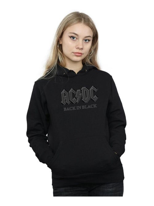 AC/DC - Sweat à capuche BACK IN BLACK - Kiabi