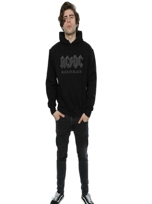 AC/DC - Sweat à capuche BACK IN BLACK - Kiabi AC/DC - Sweat à capuche BACK IN BLACK - Kiabi