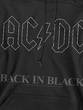 AC/DC - Sweat à capuche BACK IN BLACK
