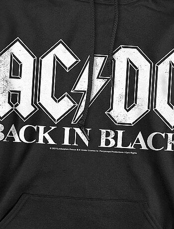 AC/DC - Sweat à capuche BACK IN BLACK