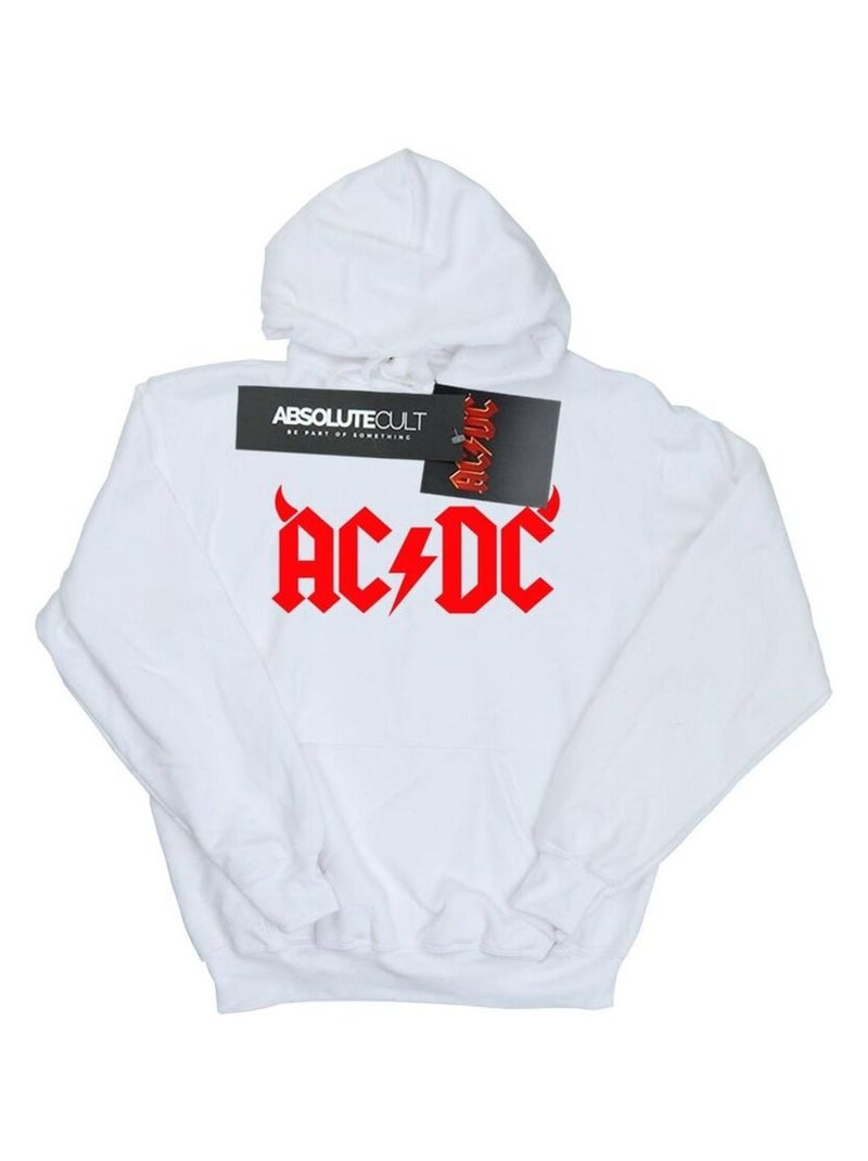 AC/DC - Sweat à capuche Blanc - Kiabi