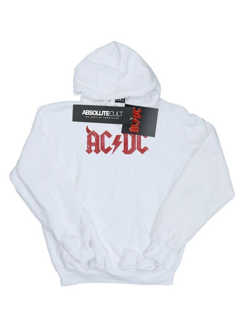AC/DC - Sweat à capuche Blanc - Kiabi