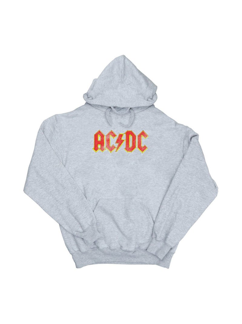 AC/DC - Sweat à capuche Gris chiné - Kiabi