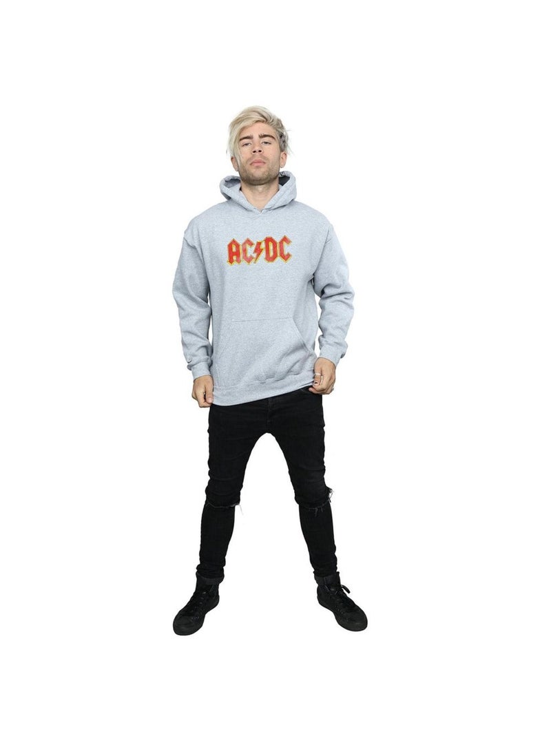 AC/DC - Sweat à capuche Gris chiné - Kiabi
