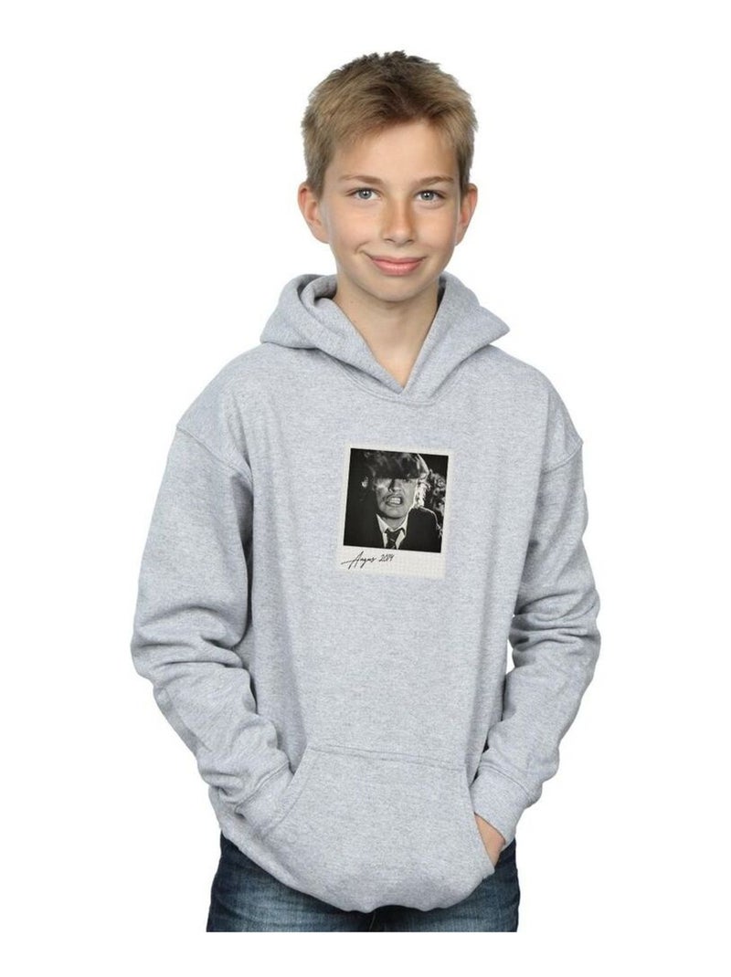 AC/DC - Sweat à capuche MEMORIES Gris chiné - Kiabi