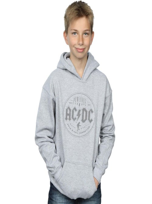 AC/DC - Sweat à capuche ROCK N ROLL DAMNATION - Kiabi