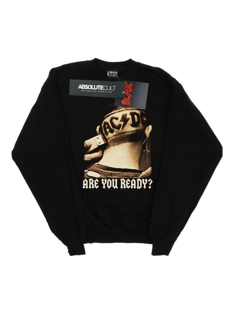 AC/DC - Sweat ARE YOU READY? Noir - Kiabi