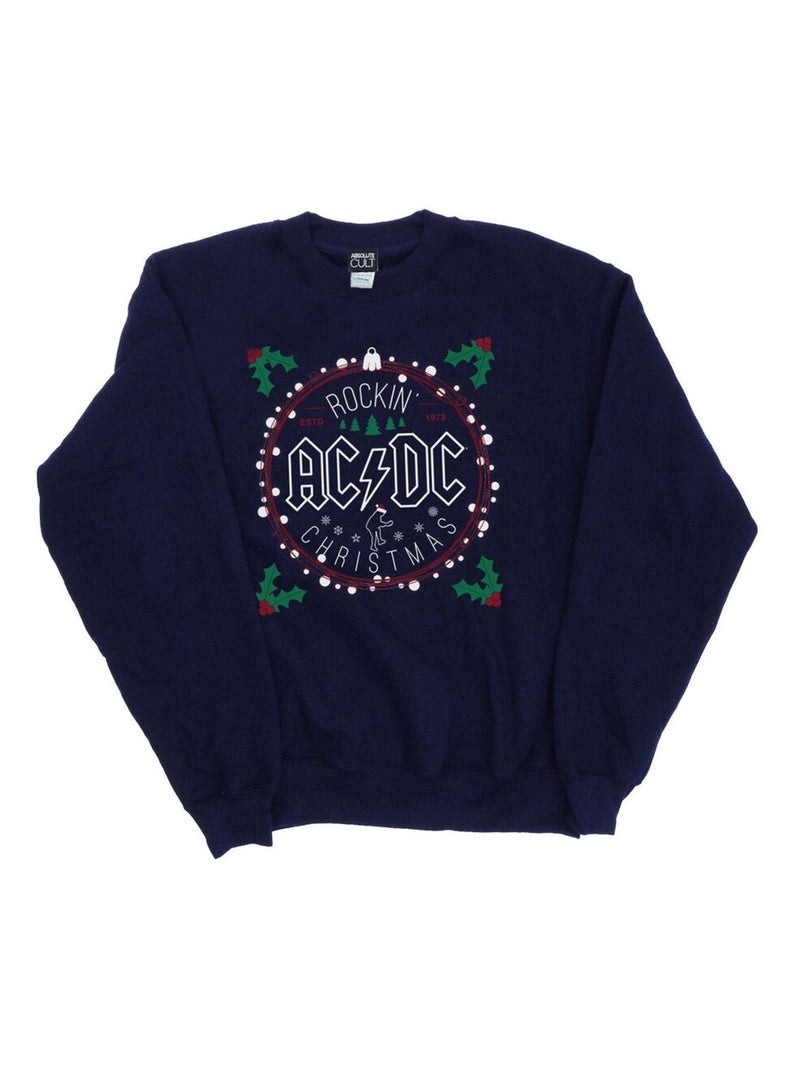 AC/DC - Sweat Bleu marine - Kiabi
