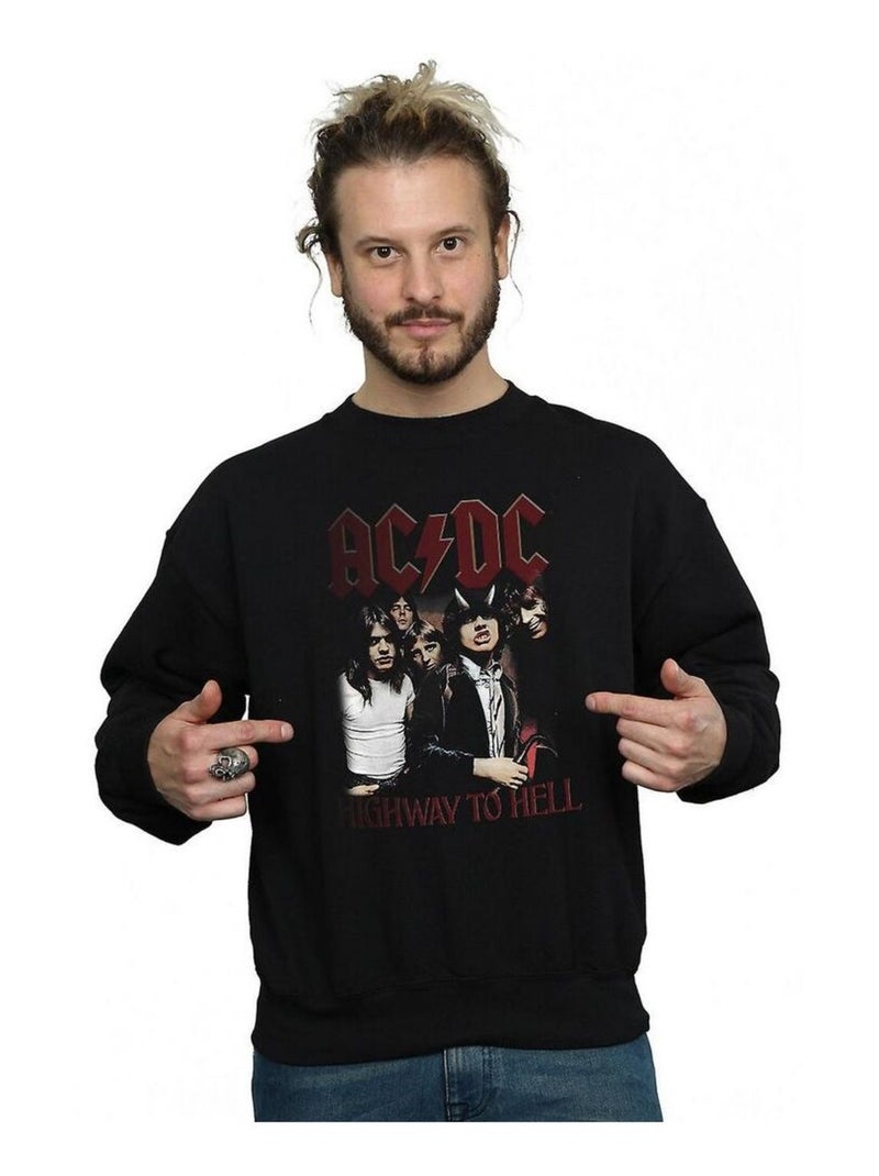 AC/DC - Sweat HIGHWAY TO HELL Noir - Kiabi