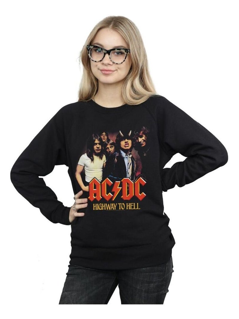 AC/DC - Sweat HIGHWAY TO HELL Noir - Kiabi