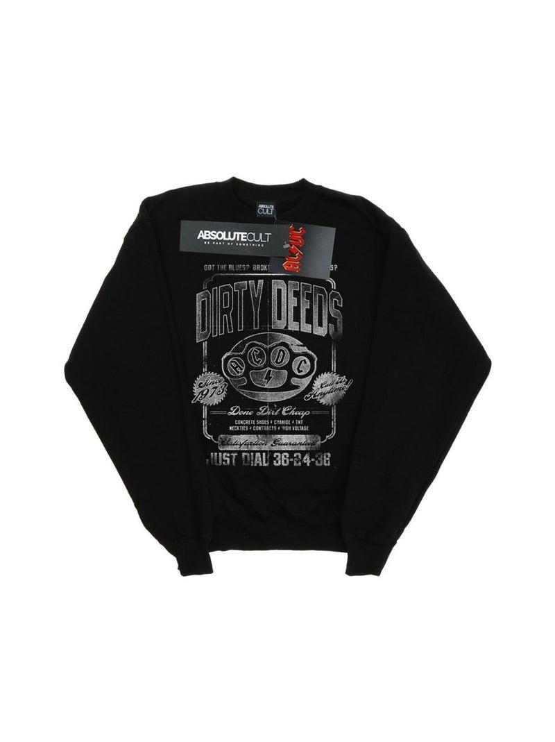AC/DC - Sweat JUST DIAL Noir - Kiabi