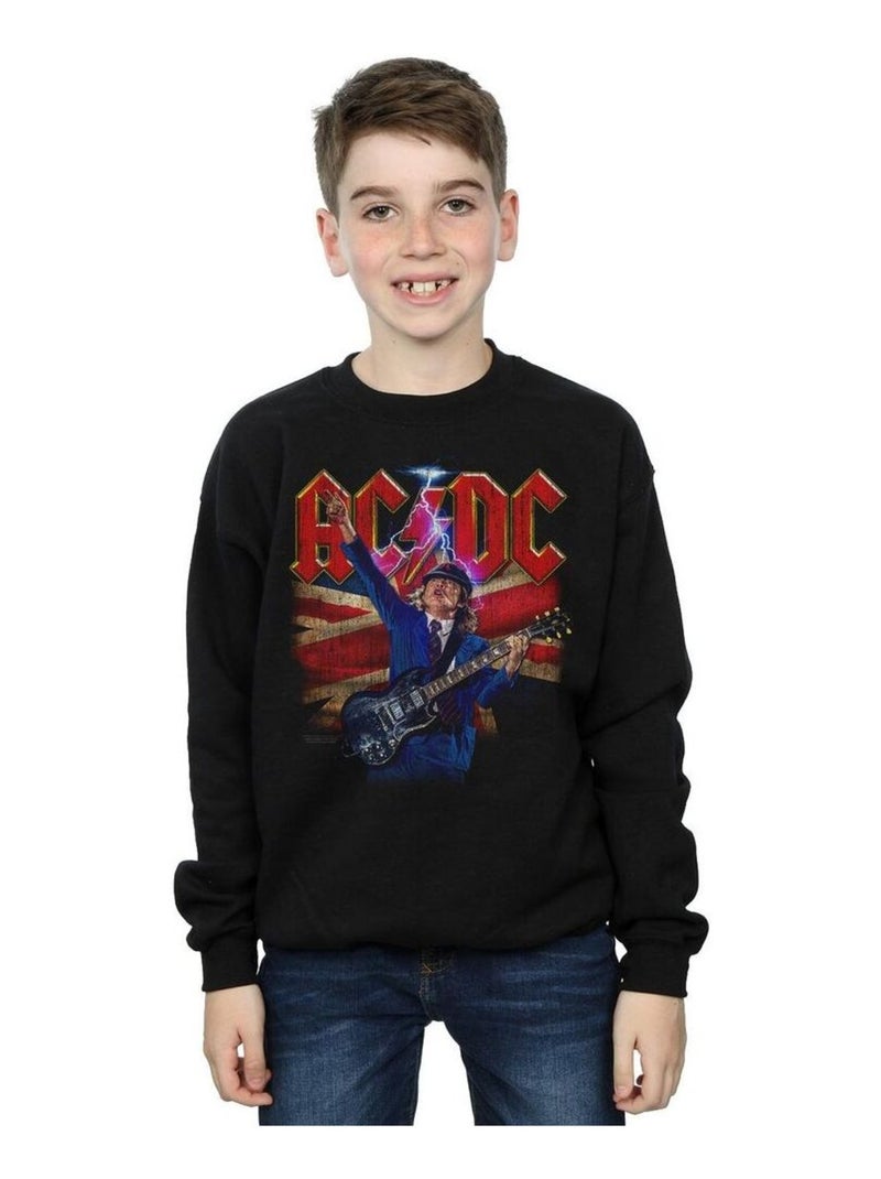 AC/DC - Sweat Noir - Kiabi