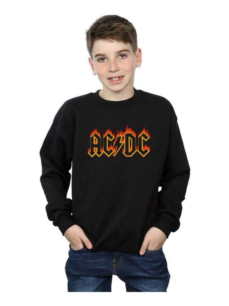 AC/DC - Sweat Noir - Kiabi