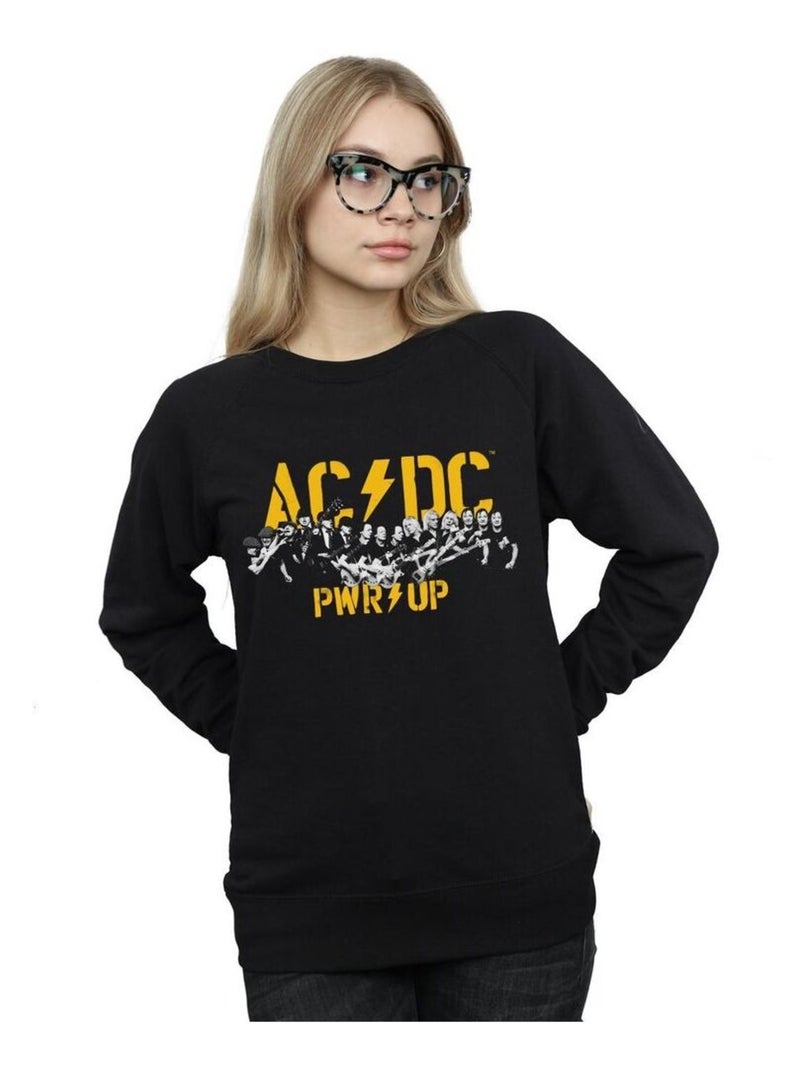 AC/DC - Sweat PWR-UP Noir - Kiabi