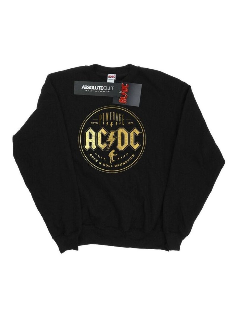 AC/DC - Sweat ROCK N ROLL DAMNATION Noir - Kiabi