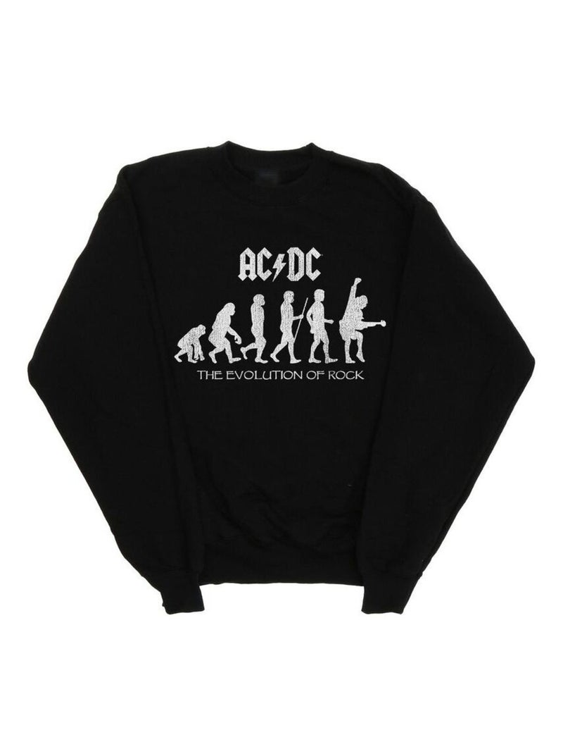 AC/DC - Sweat THE EVOLUTION OF ROCK Noir - Kiabi