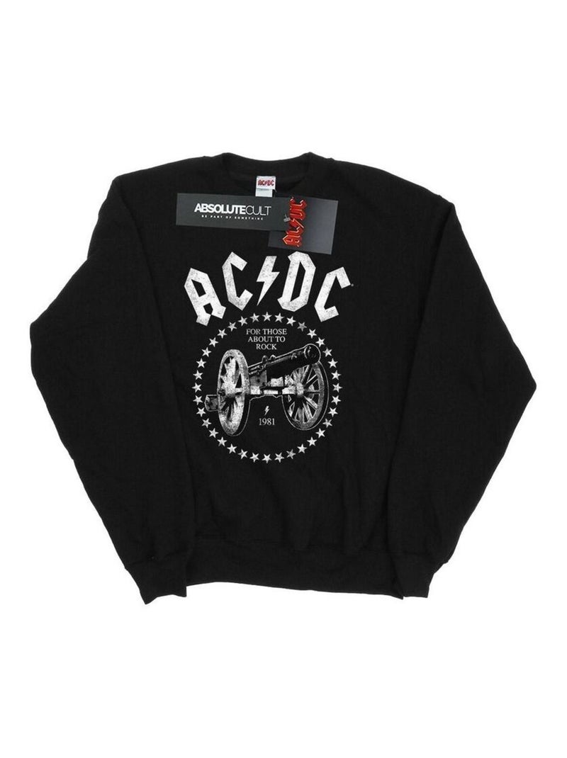 AC/DC - Sweat WE SALUTE YOU Noir - Kiabi