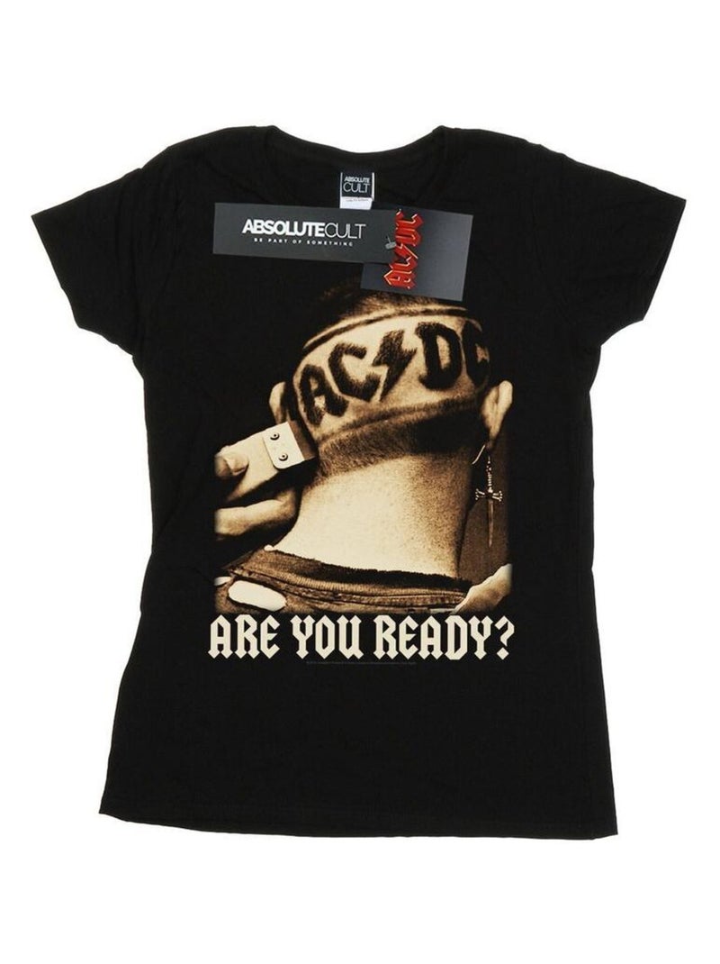 AC/DC - T-shirt ARE YOU READY? Noir - Kiabi