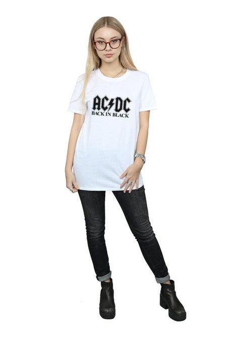 AC/DC - T-shirt BACK IN BLACK - Kiabi AC/DC - T-shirt BACK IN BLACK - Kiabi