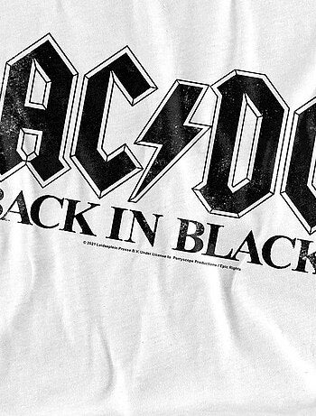 AC/DC - T-shirt BACK IN BLACK