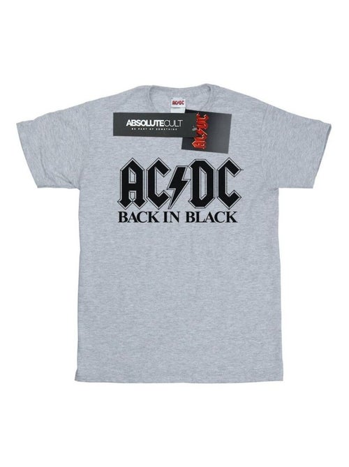 AC/DC - T-shirt BACK IN BLACK - Kiabi