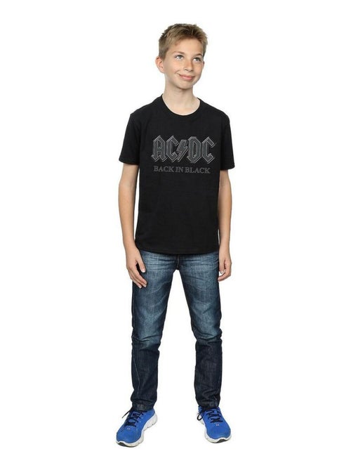 AC/DC - T-shirt BACK IN BLACK - Kiabi