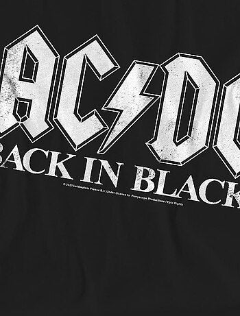 AC/DC - T-shirt BACK IN BLACK
