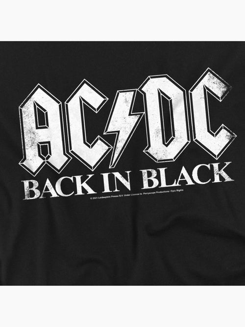 AC/DC - T-shirt BACK IN BLACK - Kiabi