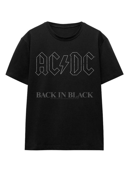 AC/DC - T-shirt BACK IN BLACK - Kiabi AC/DC - T-shirt BACK IN BLACK - Kiabi