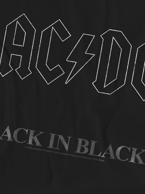 AC/DC - T-shirt BACK IN BLACK - Kiabi AC/DC - T-shirt BACK IN BLACK - Kiabi