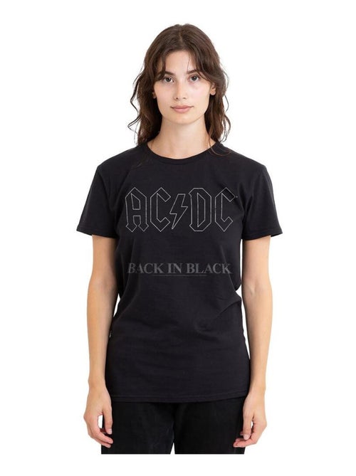 AC/DC - T-shirt BACK IN BLACK - Kiabi AC/DC - T-shirt BACK IN BLACK - Kiabi