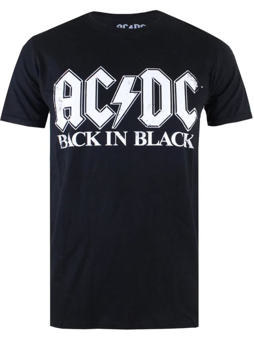 AC/DC - T-shirt BACK IN BLACK - Kiabi