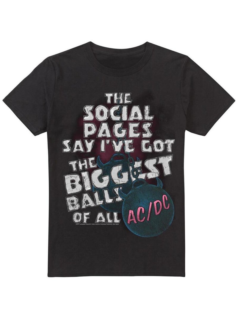 AC/DC - T-shirt BIG BALLS Noir - Kiabi