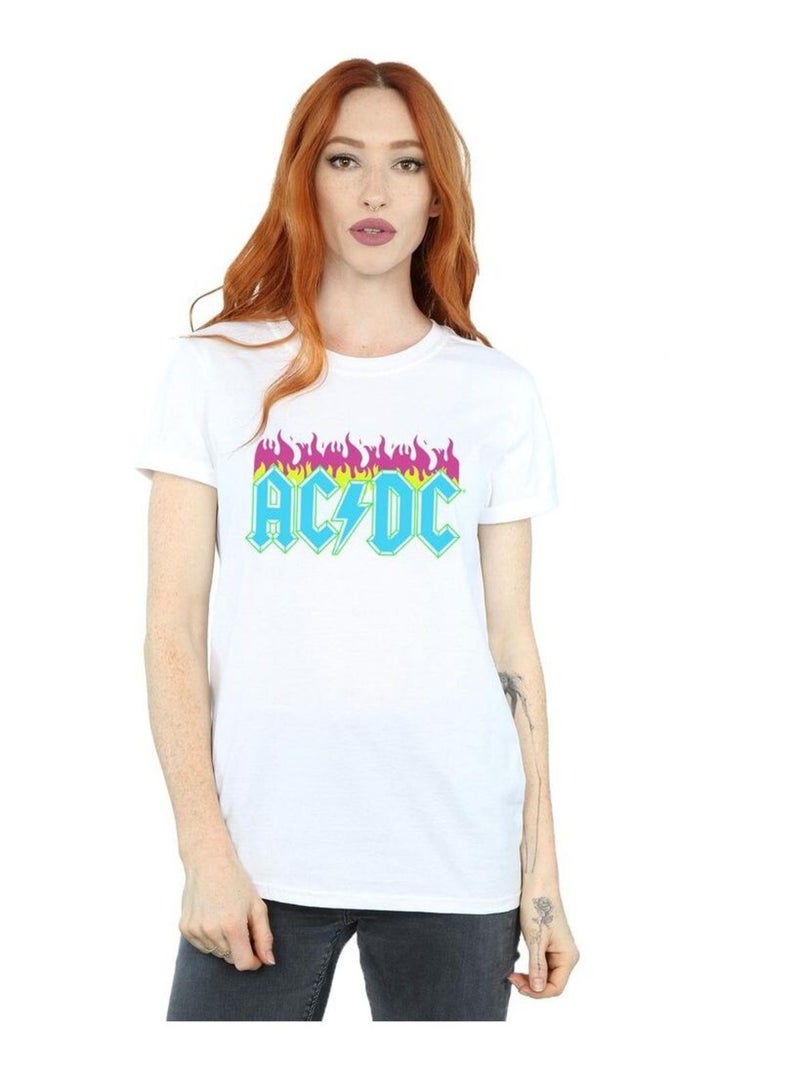 AC/DC - T-shirt Blanc - Kiabi