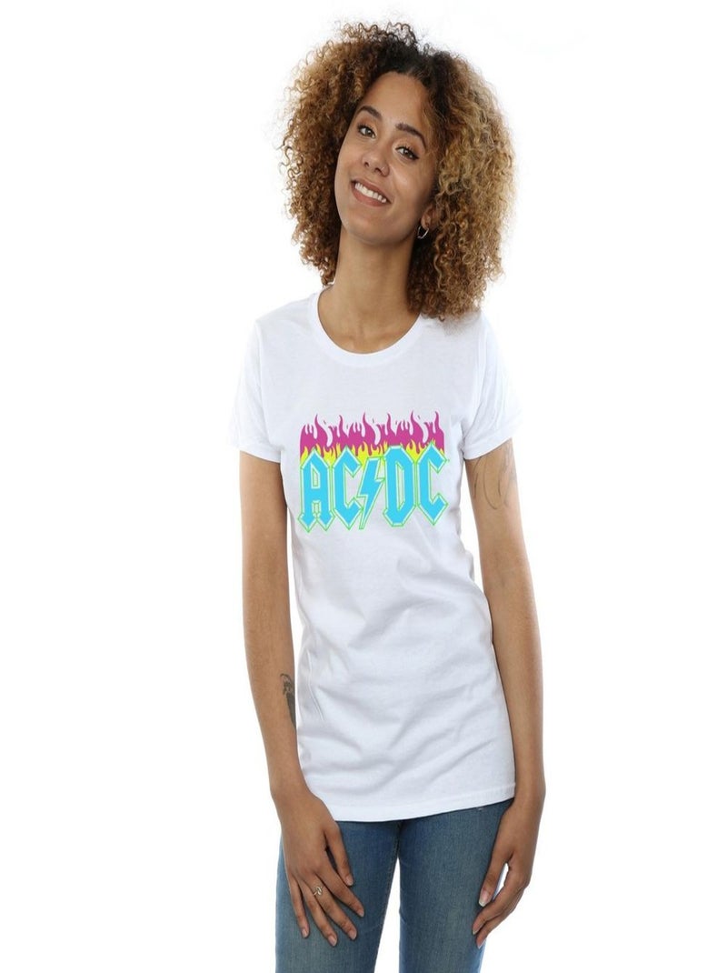 AC/DC - T-shirt Blanc - Kiabi
