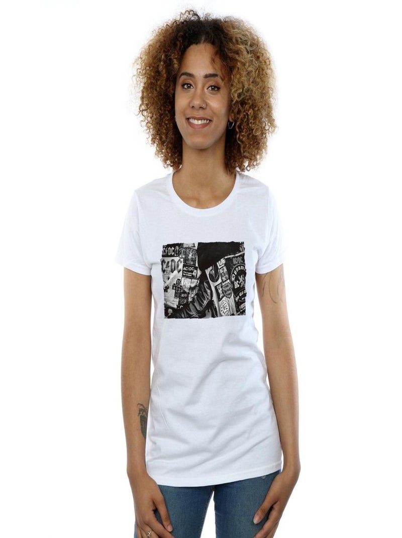 AC/DC - T-shirt Blanc - Kiabi