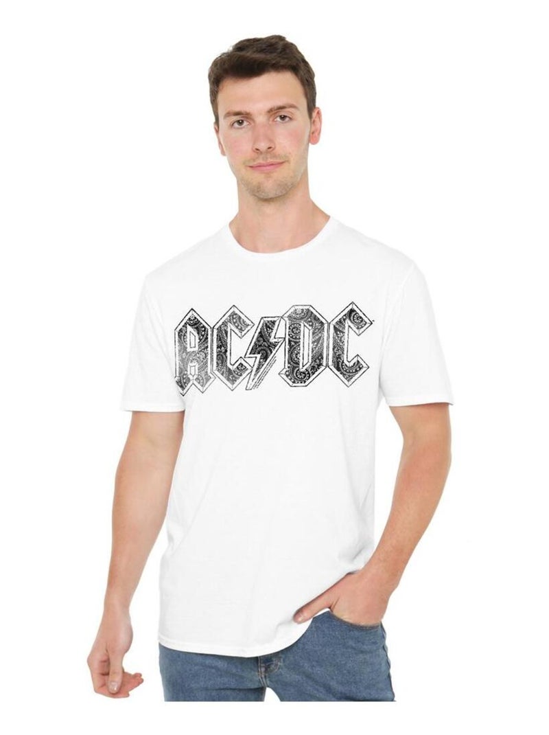 AC/DC - T-shirt Blanc - Kiabi